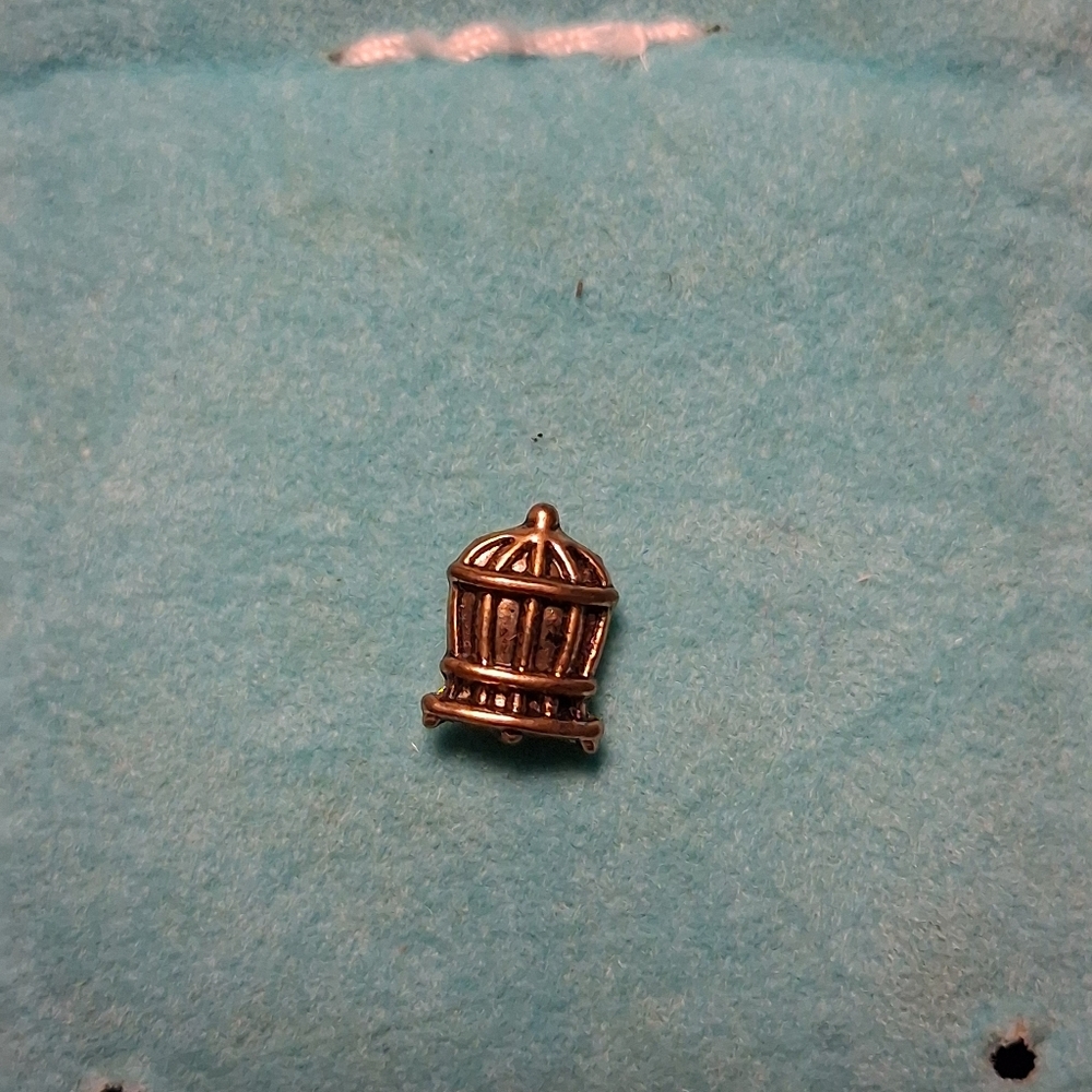 Gold Birdcage Charm Origami Owl